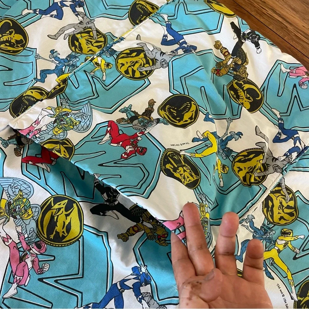 Power Rangers Bedding Set - Blue and Yellow